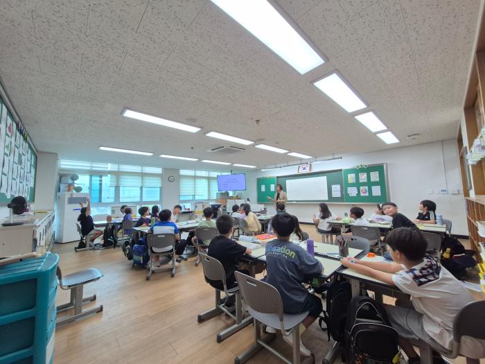 독도 수업 현장 사진