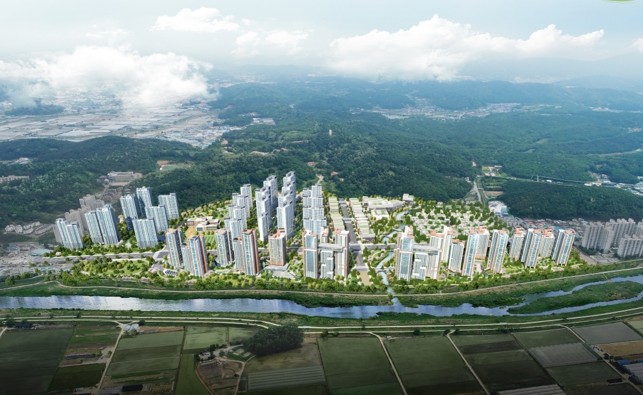 파주시 주한미군 반환 공여지 개발평화경제특구 지정 추진에 속도하우즈 도시개발 조감도