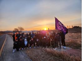 영하 15도 속에서도 달리는 사람들, ‘파주러닝클럽’ 새해맞이 일출런 진행 기사 이미지