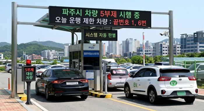 파주시, 통합주차정보시스템으로 ‘차량 5부제’ 신속 시행