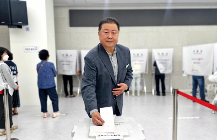 김경일 파주시장, 제9회 전국동시지방선거 사전투표 참여