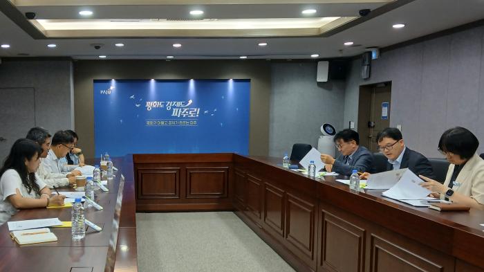파주시청 영상회의실에서 정책협약이행 협의회 현장 모습 사진제공 파주시민네트워크